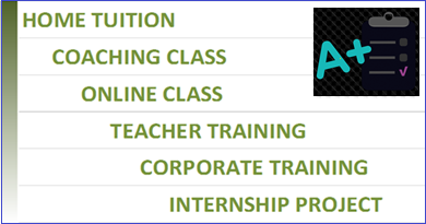 Home Tuition, Coaching Class, Online Class, Teacher Job Services providing to Indore student